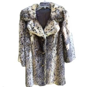 Calcutta by Hillmoor 1960’s Faux Leopard Coat